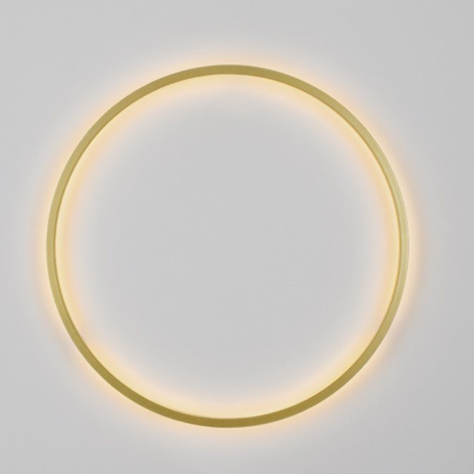 Aluminum Acrylic Circle Ring LED Wall Sconce Lamp