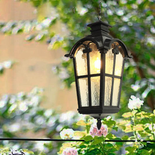 Traditional European Die-cast Aluminum Outdoor Waterproof 1-Light Pendant Light For Outdoor
