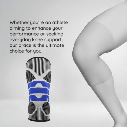 Knee Sleeve with Silicone Pad & Straps