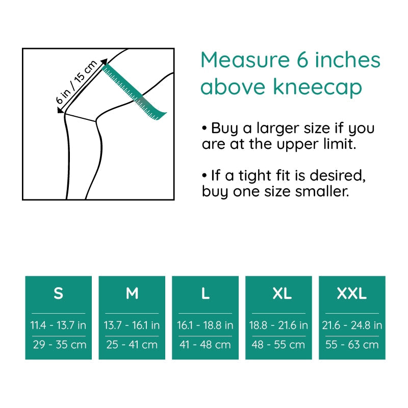 Knee Sleeve with Silicone Pad & Straps