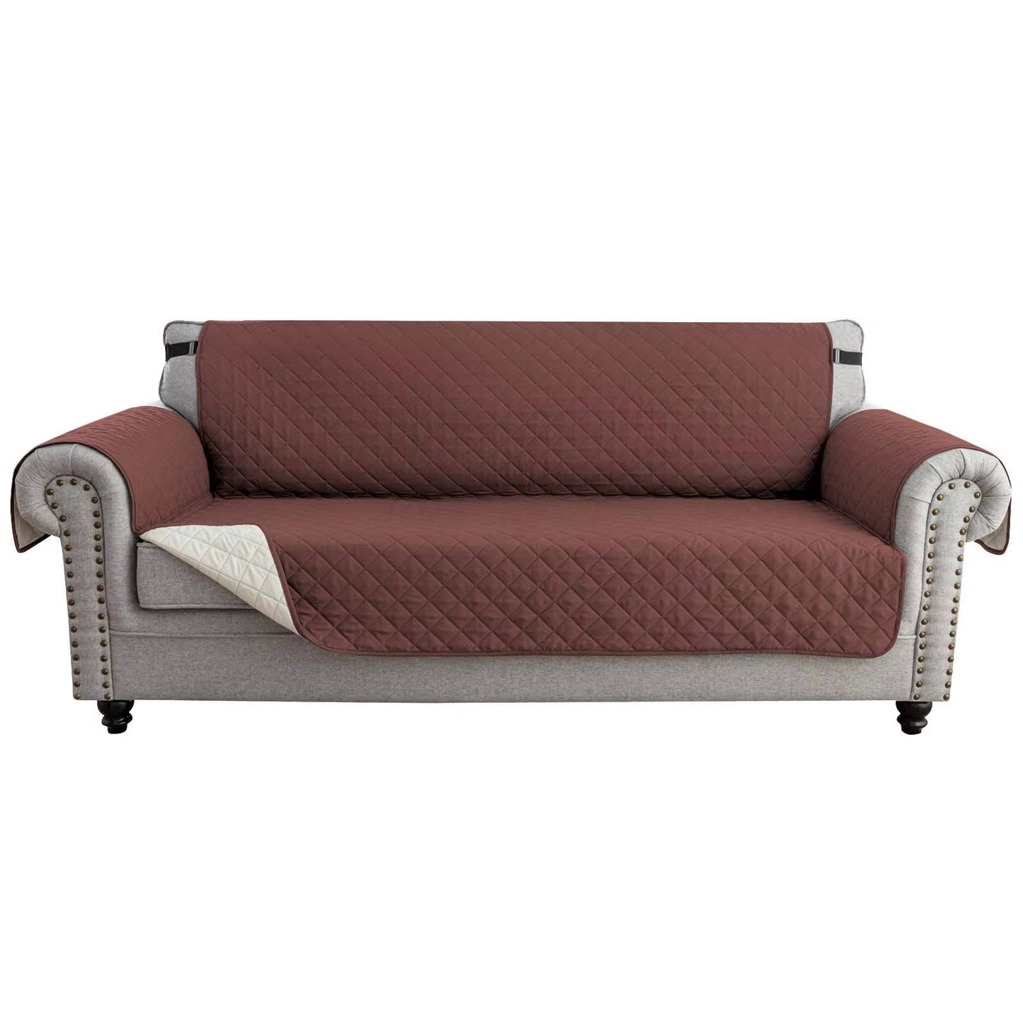 Reversible Sofa Cover for 3 Cushion Couch