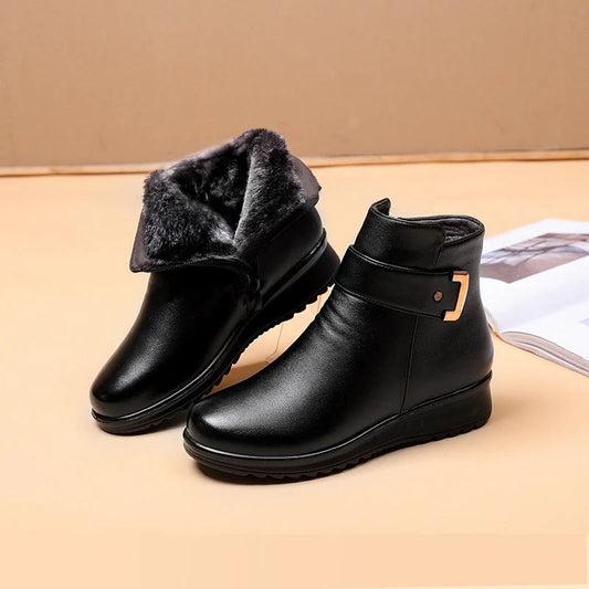 Women's Winter Boots with Faux-Fur Lining