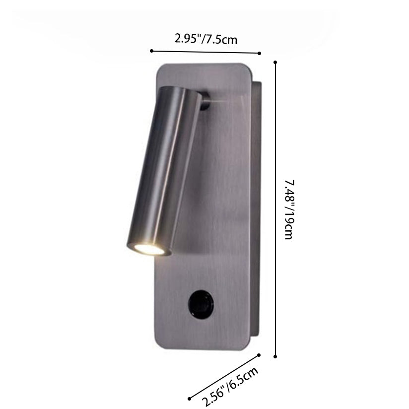 Rotatable Wall Light - Wall Mounted LED Lamp With Switch