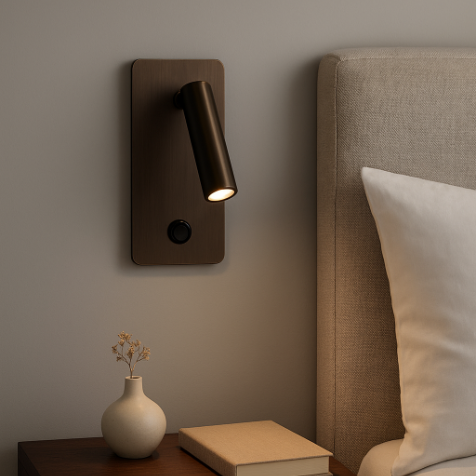 Rotatable Wall Light - Wall Mounted LED Lamp With Switch