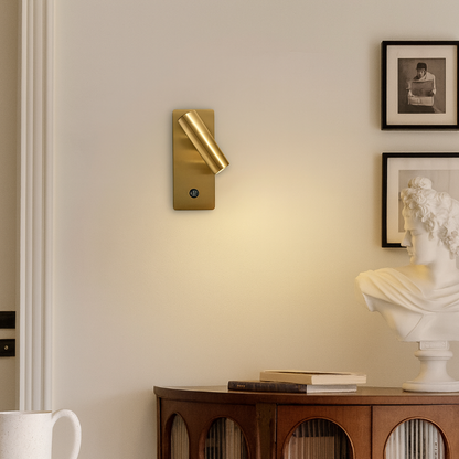 Rotatable Wall Light - Wall Mounted LED Lamp With Switch