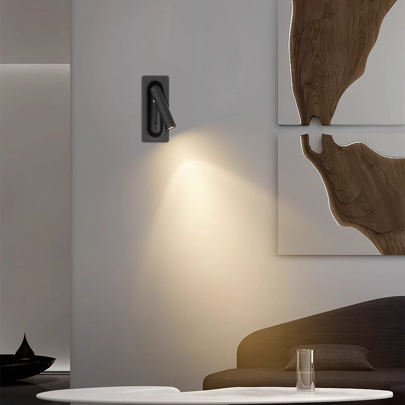 Rectangular Switch- Adjustable Spotlight Wall Sconce