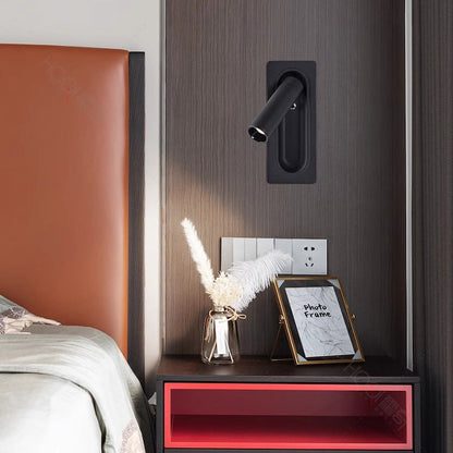 Rectangular Switch- Adjustable Spotlight Wall Sconce