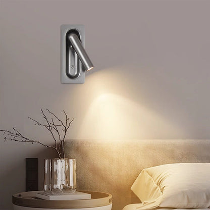 Rectangular Switch- Adjustable Spotlight Wall Sconce