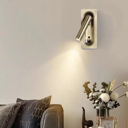Rectangular Switch- Adjustable Spotlight Wall Sconce