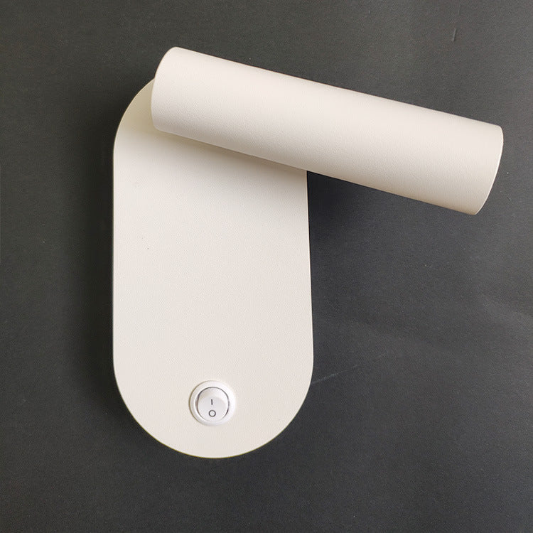 Oval Lamp - Bedside Reading Light With Adjustable Spotlight