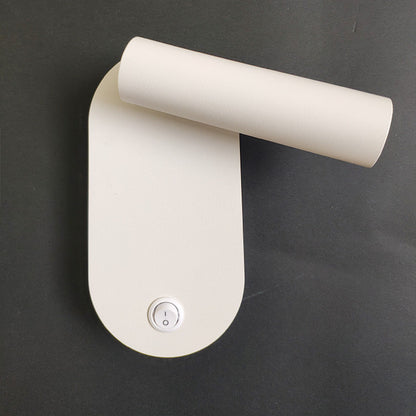 Oval Lamp - Bedside Reading Light With Adjustable Spotlight