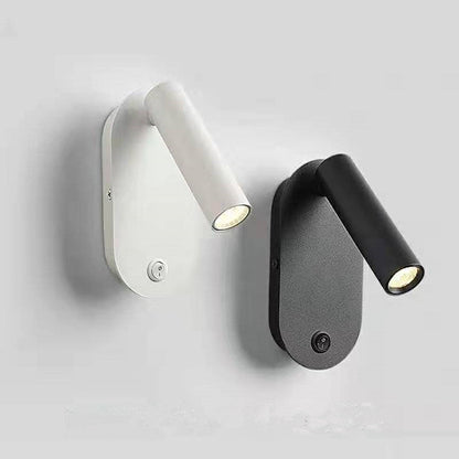 Oval Lamp - Bedside Reading Light With Adjustable Spotlight
