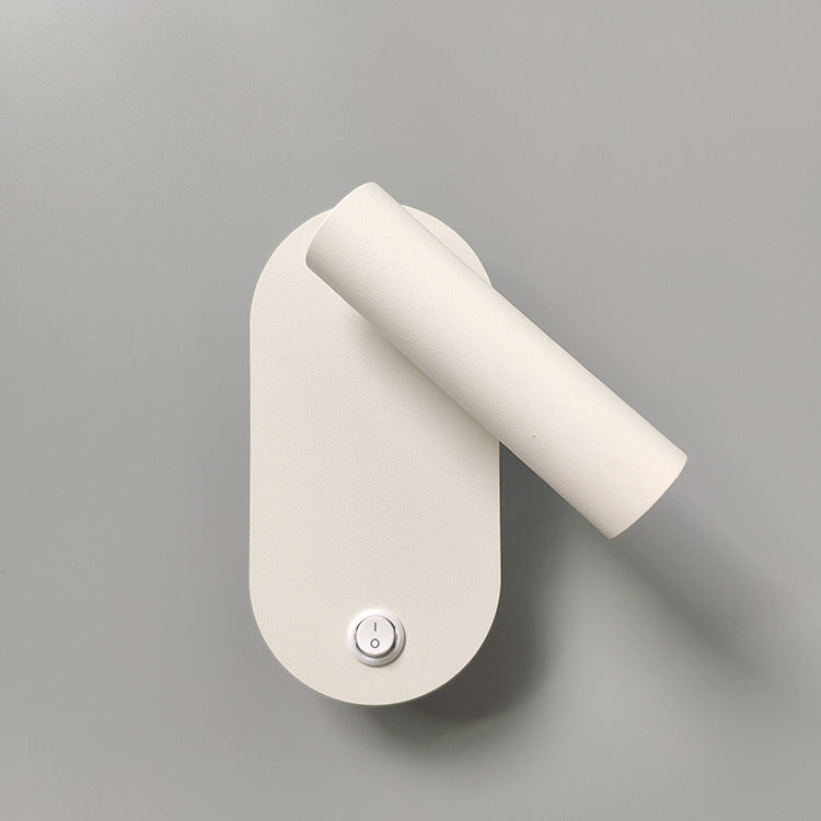 Oval Lamp - Bedside Reading Light With Adjustable Spotlight