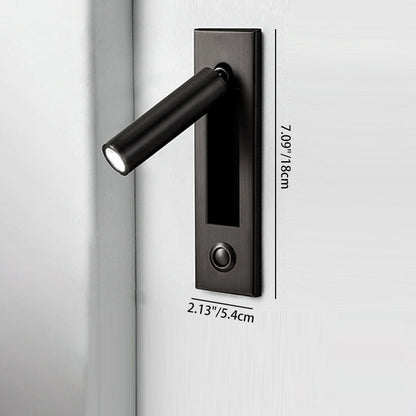 Rectangular LED Wall Light - Space-Saving Wall Sconce