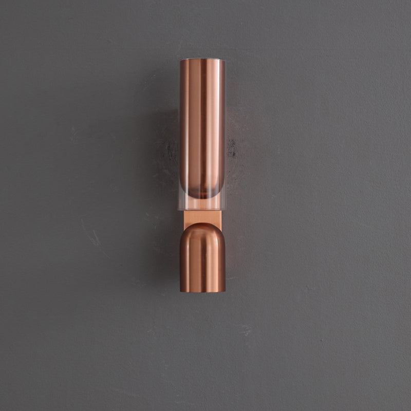 Cylinder Acrylic 2-Light Wall Lamp - Dual Beam Wall Sconce