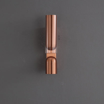 Cylinder Acrylic 2-Light Wall Lamp - Dual Beam Wall Sconce