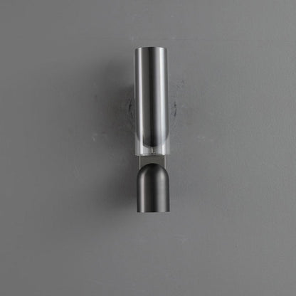 Cylinder Acrylic 2-Light Wall Lamp - Dual Beam Wall Sconce