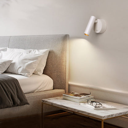 Minimalist Aluminum Round Cylinder LED Wall Sconce Lamp