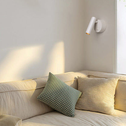 Minimalist Aluminum Round Cylinder LED Wall Sconce Lamp