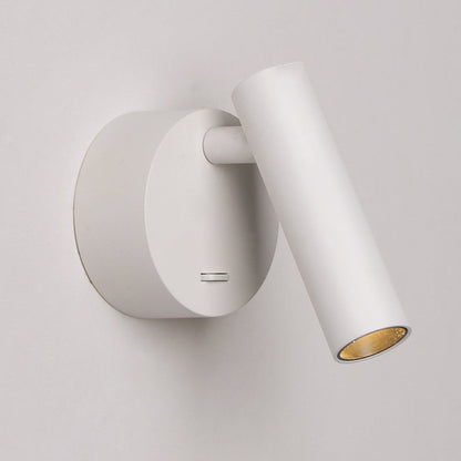 Minimalist Aluminum Round Cylinder LED Wall Sconce Lamp