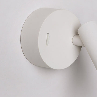 Minimalist Aluminum Round Cylinder LED Wall Sconce Lamp