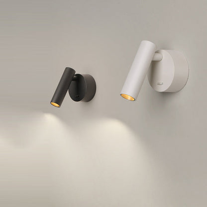 Minimalist Aluminum Round Cylinder LED Wall Sconce Lamp