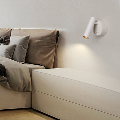 Minimalist Aluminum Round Cylinder LED Wall Sconce Lamp