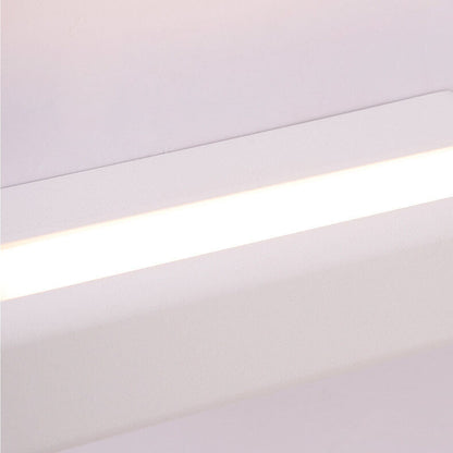 Simple Metal Linear Rotating 1-Light LED Wall Sconce Lamp