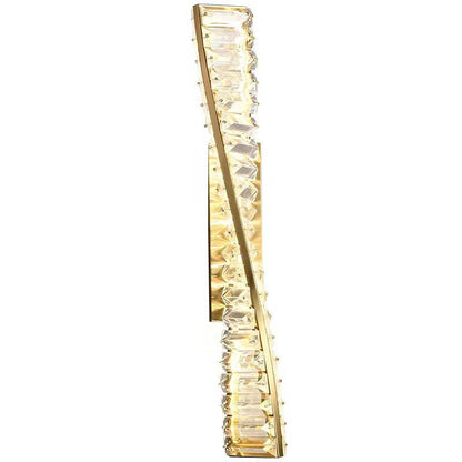 Crystal Light Luxury Spiral Design LED Wall Sconce Lamp