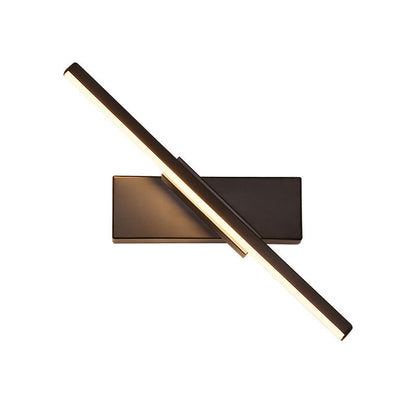 Iron Long Bar Design Rotatable LED Wall Sconce Lamp