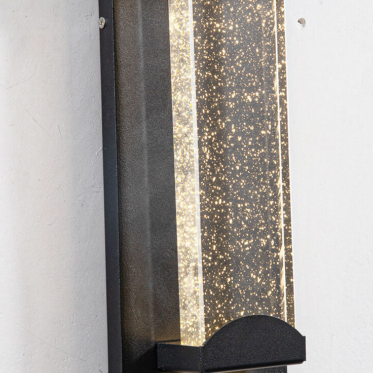 Outdoor LED Induction Crystal Outdoor Wall Sconce Lamps