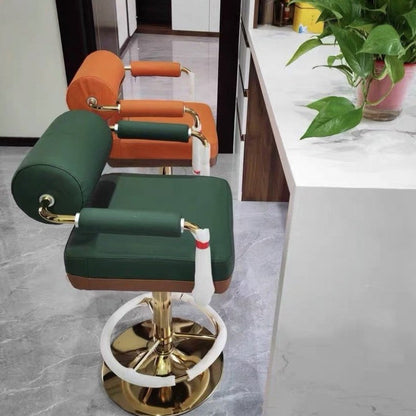 Contemporary Leather Bar Stool