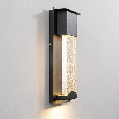Outdoor LED Induction Crystal Outdoor Wall Sconce Lamps