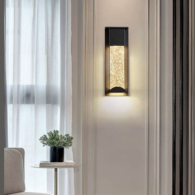 Outdoor LED Induction Crystal Outdoor Wall Sconce Lamps