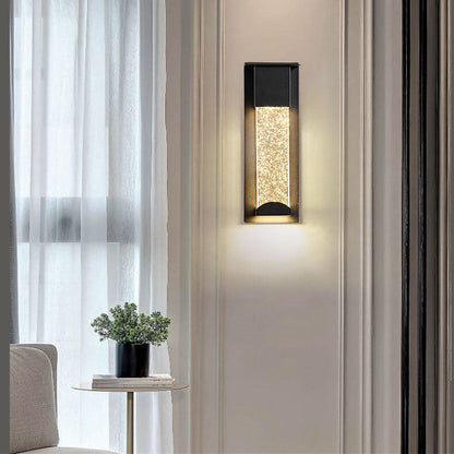 Outdoor LED Induction Crystal Outdoor Wall Sconce Lamps