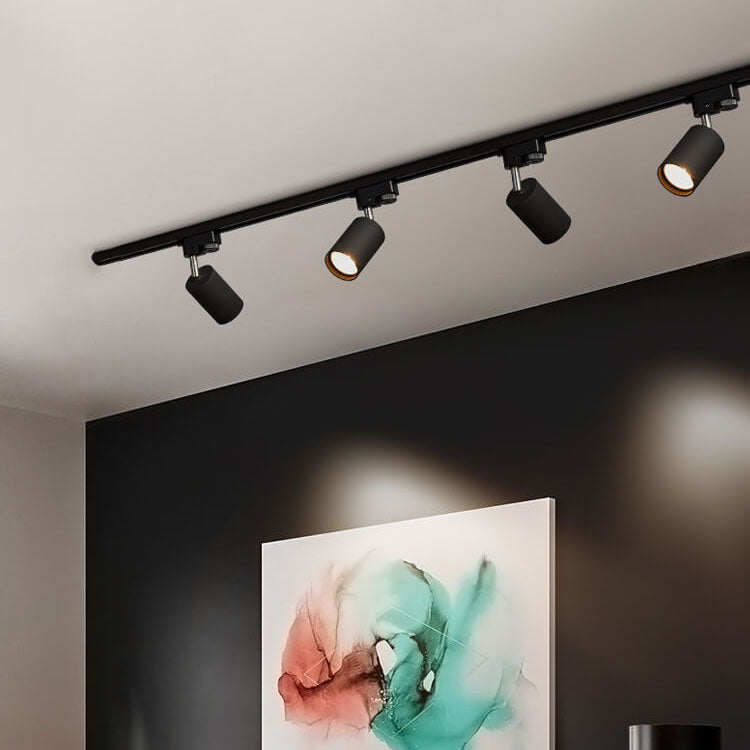 Modern Tubular Track Lighting 3/4/5-Light Flush Mount