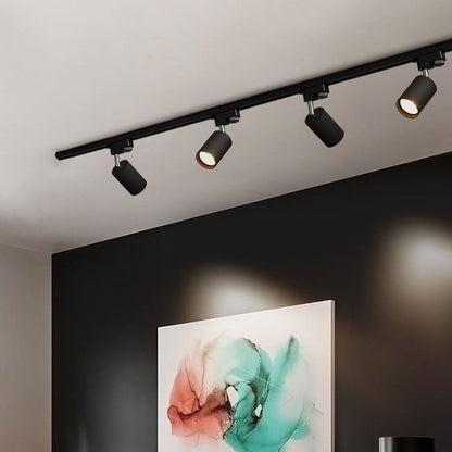 Modern Tubular Track Lighting 3/4/5-Light Flush Mount