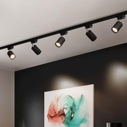 Modern Tubular Track Lighting 3/4/5-Light Flush Mount