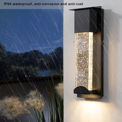 Outdoor LED Induction Crystal Outdoor Wall Sconce Lamps