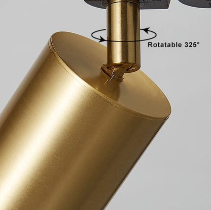Modern Tubular Track Lighting 3/4/5-Light Flush Mount