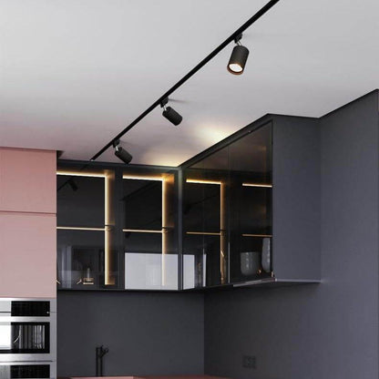 Modern Tubular Track Lighting 3/4/5-Light Flush Mount