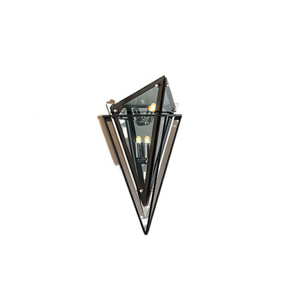 Modern Creative Glass Triangle 1-Light Wall Sconce Lamp