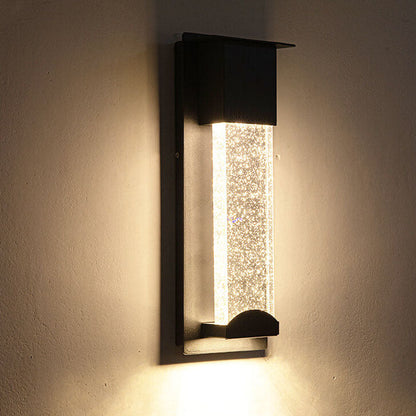 Outdoor LED Induction Crystal Outdoor Wall Sconce Lamps