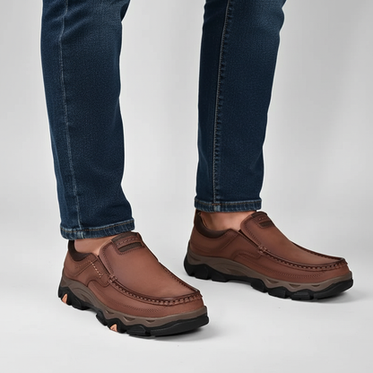 Orthopedic Comfort Shoes for Men, Vegan Leather