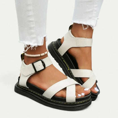 Platform Sandals with Cushioned Sole