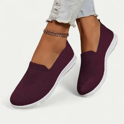 Women's Slip-On Knit Walking Shoes