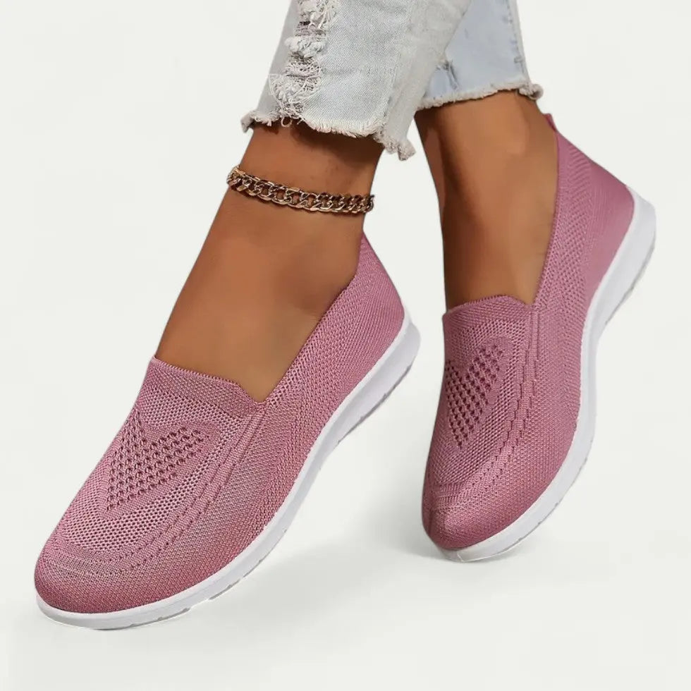 Women's Slip-On Knit Walking Shoes