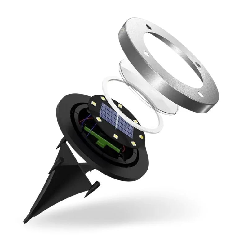 Solar Path Lights with Warm White LED