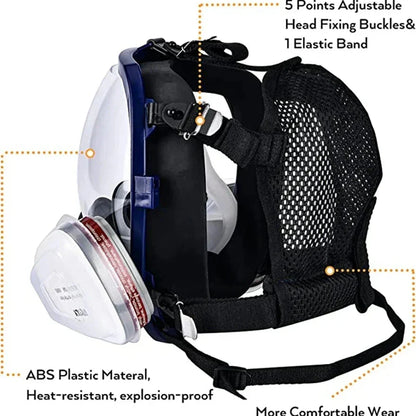Full Face Respirator Mask with Visor