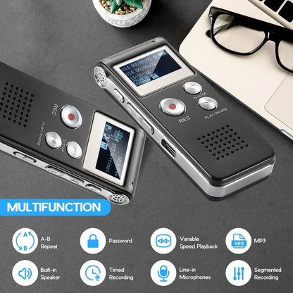Portable Audio Recorder with WAV Playback